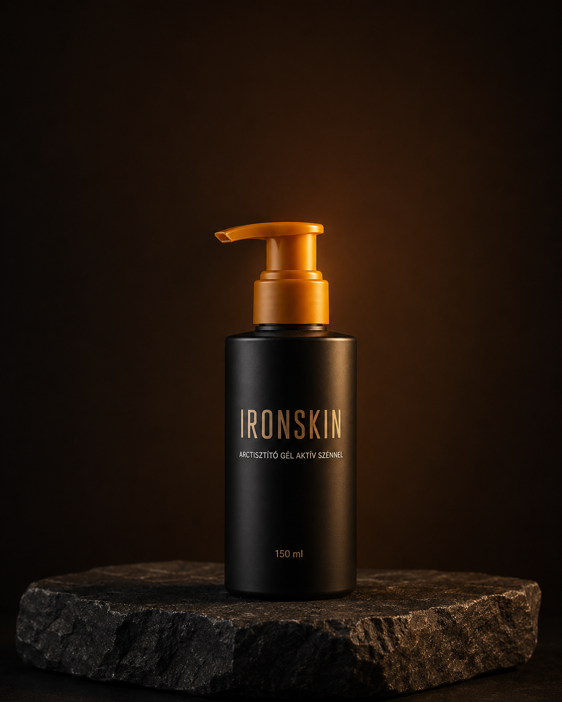IRONSKIN arctisztító gél 150 ml-es flakon sötét kőlapon